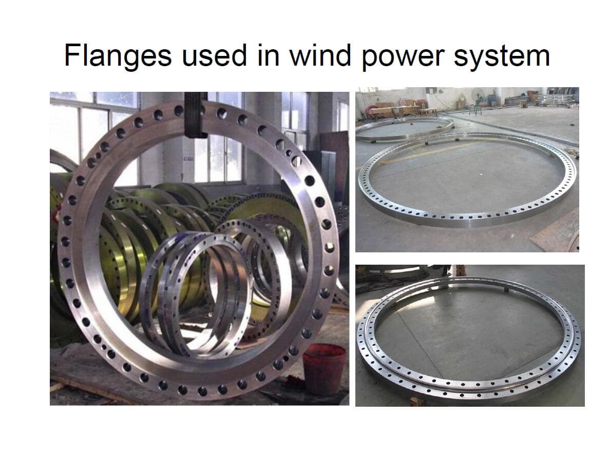 Wind tower flanges